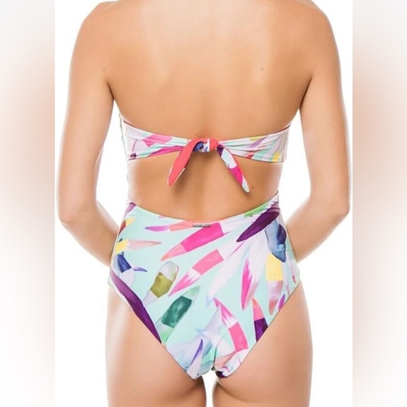 Mara Hoffman Multicolor  One Piece Swimsuit Size Small - Picture 3 of 14